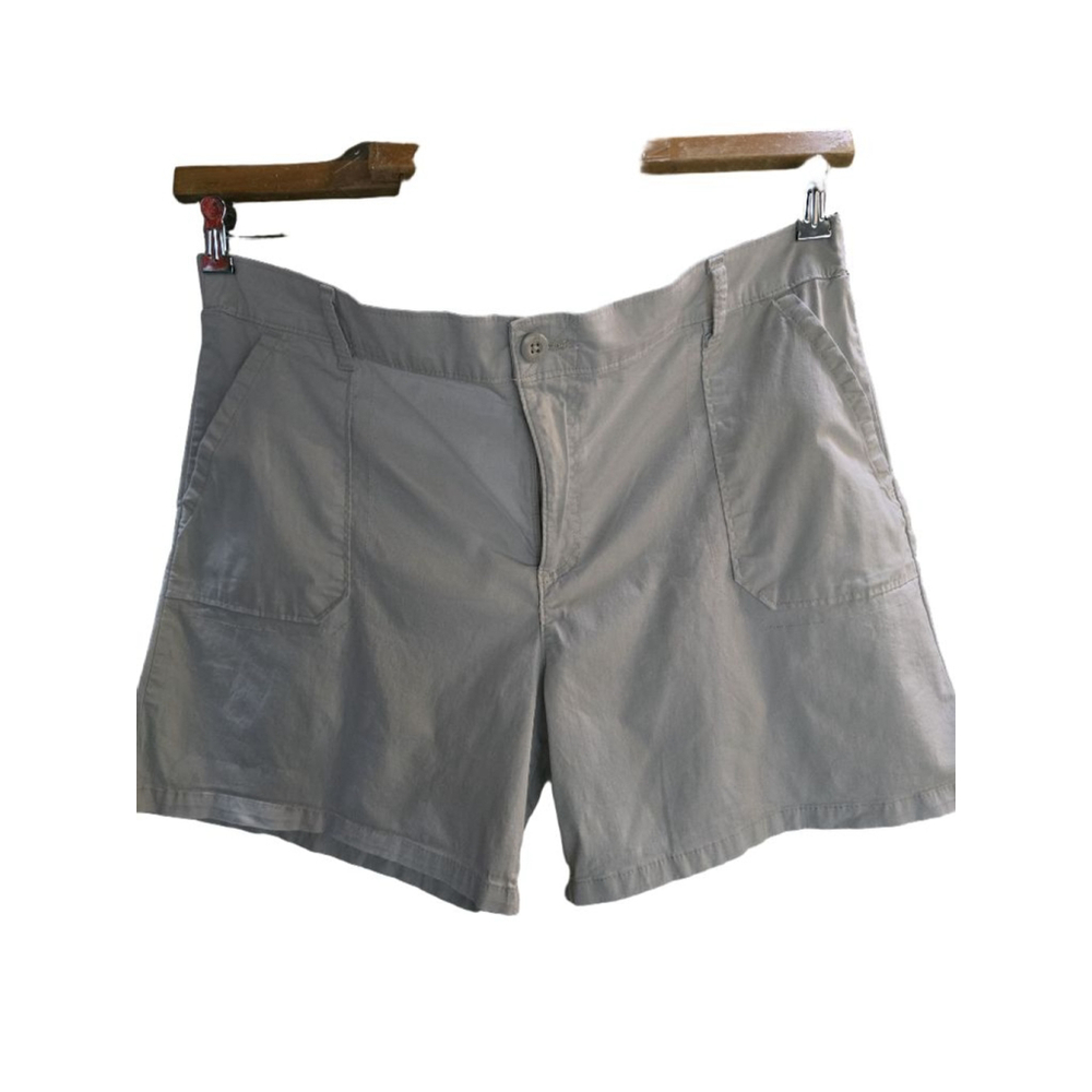 Women's Lee Beige Cargo Shorts Plus Size 22M